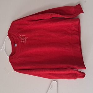 Old Navy Fleece Red Sweatshirt Logo "Live the Joy"